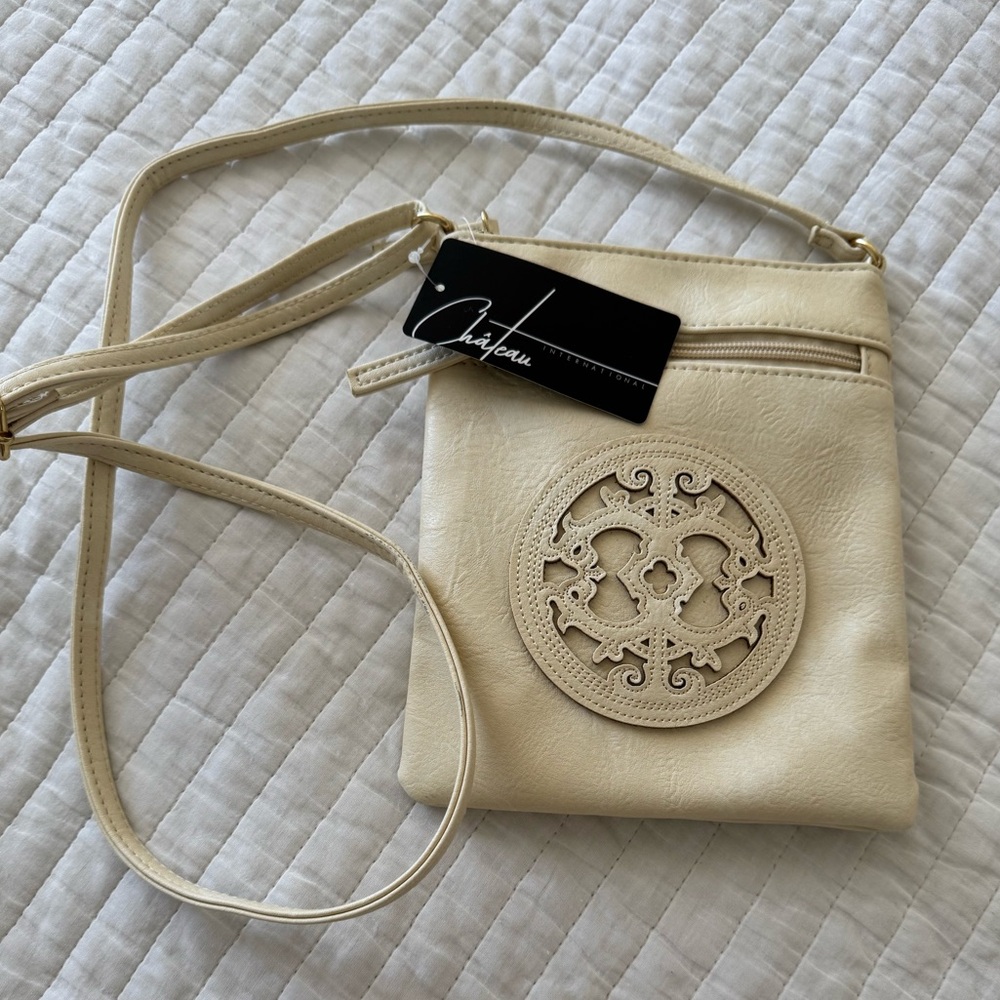Cream Crossbody Bag